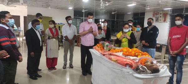 वायुसेना के पूर्व जेडब्ल्यूओ का निधन, मेकॉज को देहदान