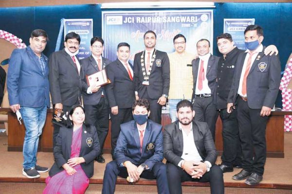 जेसीआई रायपुर संगवारी के अध्यक्ष राव ने शपथ ली