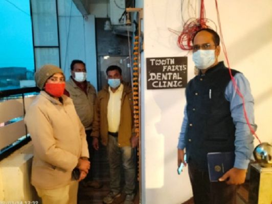 कोरोना संक्रमित डेंटिस्ट मरीजों का कर रही थी इलाज, क्लीनिक सील, अपराध दर्ज
