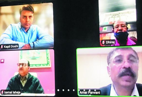 छत्तीसगढ़ चेम्बर के व्यापारिक संघों की वर्चुअल बैठक संपन्न