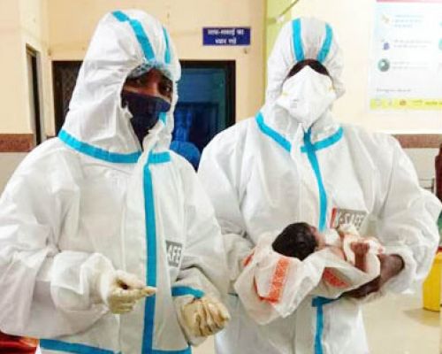 कोविड संक्रमित ने दिया स्वस्थ बच्चे को जन्म