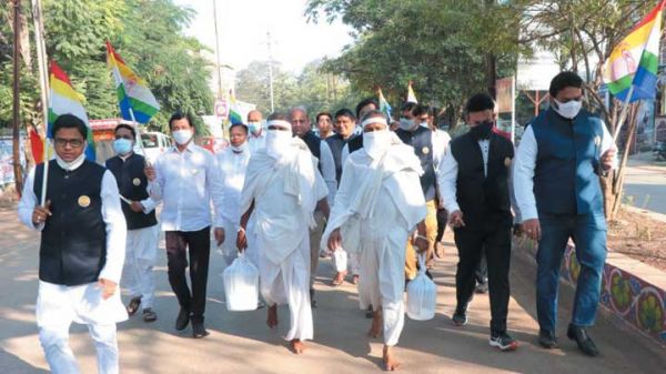 प्रवीण ऋषि के मंगल प्रवेश से जैन समाज में दिखा उत्साह, उत्सव मनाया सादगी के साथ  