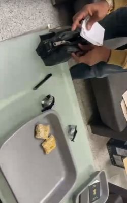 हैदराबाद हवाई अड्डे पर 1.36 करोड़ रुपये के सोने के साथ पकड़ा गया शख्स