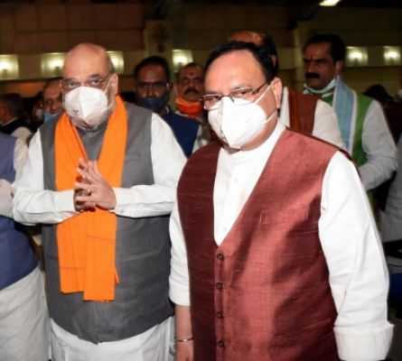 उत्तर प्रदेश स्थापना दिवस पर अमित शाह और जेपी नड्डा ने मांगा जनता का आशीर्वाद