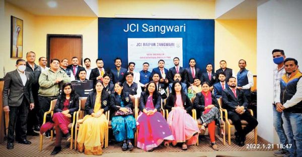 जेसीआई रायपुर संगवारी द्वारा नए सदस्यों के लिए ओरियंटेशन ट्रेनिंग