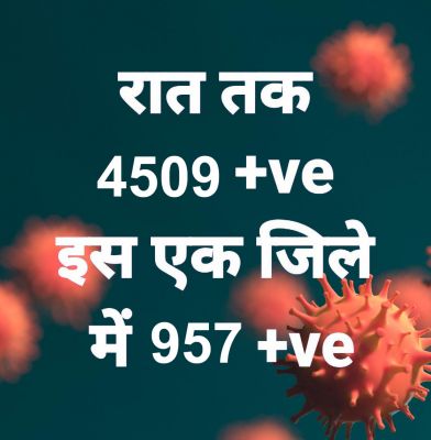 प्रदेश में आज 19 मौतें, रात तक 4509 पॉजिटिव, सर्वाधिक रायपुर जिले में