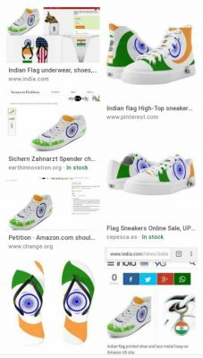 जूतों में तिरंगा छापने के मामले में अमेजॉन के खिलाफ FIR दर्ज