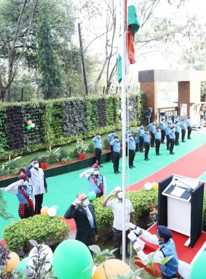 एनएमडीसी ने मनाया 73वां गणतंत्र दिवस