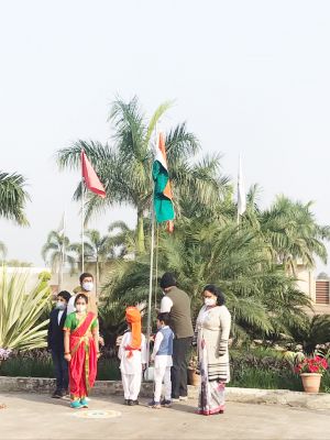 एमएम स्कूल ने हर्षोल्लास से मनाया 73वां गणतंत्र दिवस