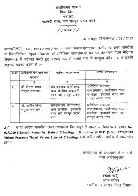 राज्य संपरीक्षा के 15 अफसर पदोन्नत
