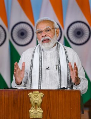 कोरोना महामारी के बाद फिर गति पकड़ रही है भारतीय अर्थव्यवस्था : प्रधानमंत्री