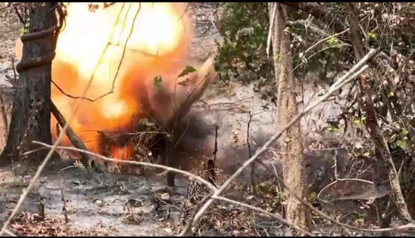 10 किलो का विस्फोटक बरामद, किया निष्क्रिय