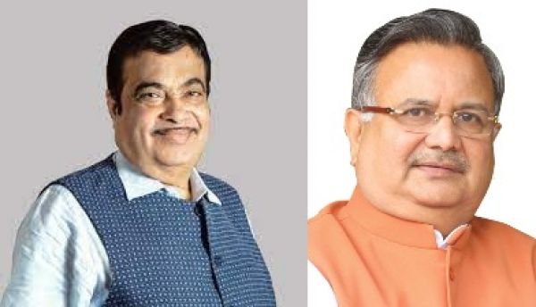 डा रमन के यहां लंच करेंगे गड़करी