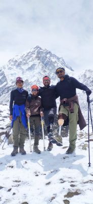 प्रदेश के दिव्यांग पर्वतारोही एवरेस्ट के करीब पहुंचे