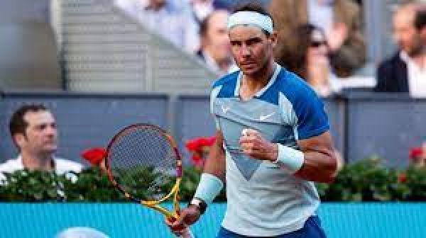 नडाल चार मैच प्वाइंट बचाकर मैड्रिड ओपन के क्वार्टर फाइनल में