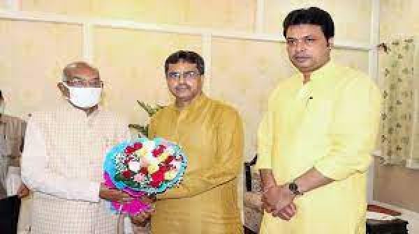 आज माणिक साहा लेंगे त्रिपुरा के मुख्यमंत्री पद की शपथ