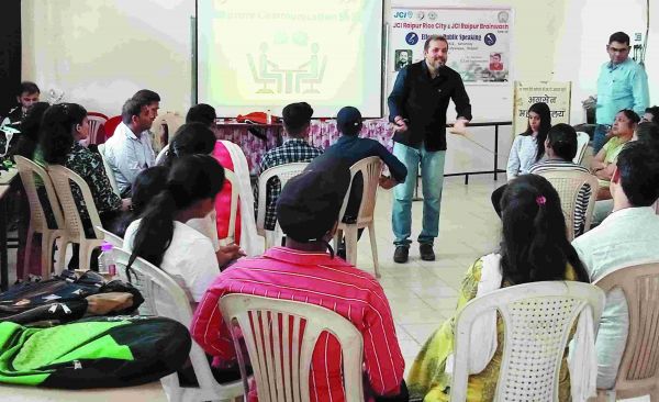 अग्रसेन महाविद्यालय में प्रभावी भाषण कला कार्यशाला