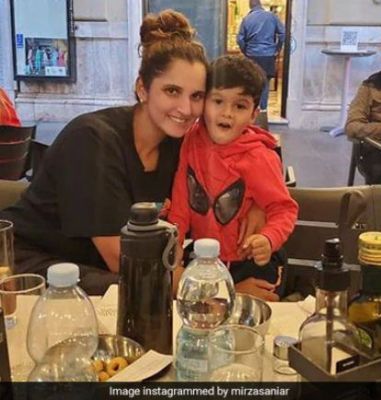 सानिया मिर्जा बेटे इजहान के साथ पहुंचीं रोम, Photo शेयर करके लिखा- मेरा इटालियन डिनर डेट