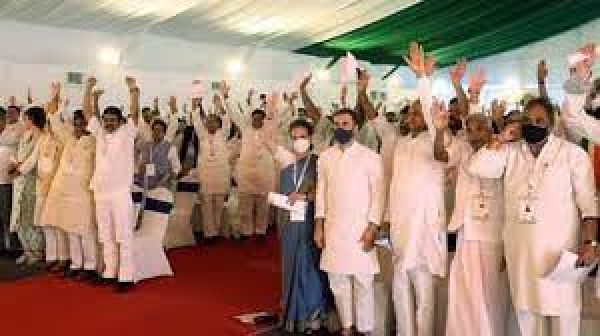 कांग्रेस के नेताओं ने भारत जोड़ो यात्रा के लिए योजना बनाने का काम शुरू किया