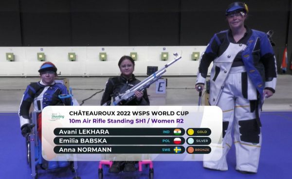अवनी लेखरा ने पैरा शूटिंग वर्ल्ड कप में जीता गोल्ड