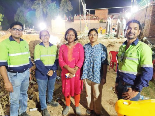 राहुल के रेस्क्यू में बालको का सराहनीय योगदान