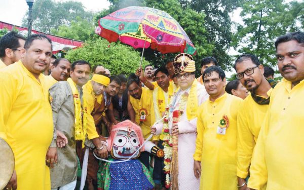 बालकोनगर में जगन्नाथ रथ यात्रा उत्सव में उमड़े भक्तजन