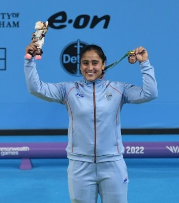 सीडब्ल्यूजी 2022 : भारोत्तोलन में हरजिंदर कौर ने भारत के लिए कांस्य पदक जीता