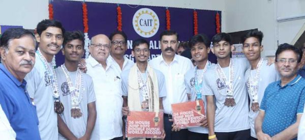 जम्परोप खिलाडिय़ों का कैट ने किया सम्मान