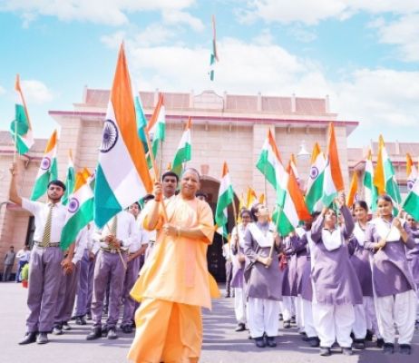 मुख्यमंत्री योगी ने की हर घर तिरंगा अभियान की शुरूआत