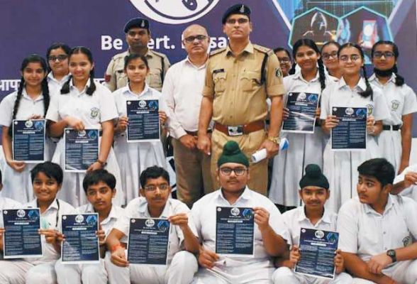 डीपीएस रायपुर में साइबर क्राइम कार्यशाला