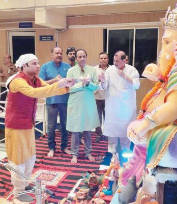 मैट्स रायपुर और आरंग कैम्पस में गणेशोत्सव की धूम, विराजे गणपति