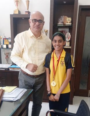इंडियन स्पेस साइंस ओलंपियाड में डीपीएस रायपुर की अनन्या को पूरे देश में प्रथम स्थान