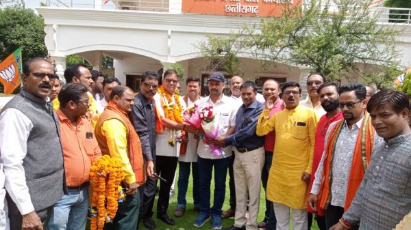 भाजपा ओबीसी मोर्चा के प्रदेश अध्यक्ष का रायपुर में स्वागत...