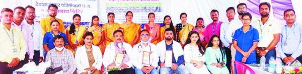 बालको मेडिकल सेंटर-नंदघर परियोजना द्वारा नि:शुल्क स्वास्थ्य जांच शिविर