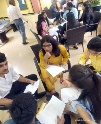 एमबीए के नये विद्यार्थियों का मैट्स में इंडक्शन