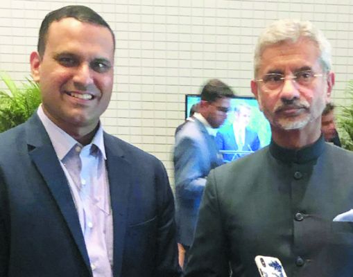 संयुक्त राष्ट्र ऑफिसर आनंद पाण्डेय ने 77वीं उच्च-स्तरीय सामान्य बहस में विदेश मंत्री का गर्मजोशी से किया स्वागत