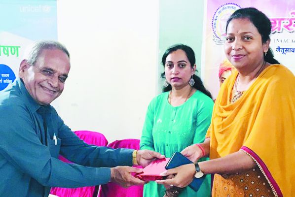 अग्रसेन महाविद्यालय में पोषण आहार पर जागरूकता कार्यक्रम