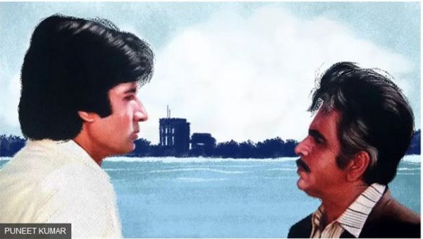 अमिताभ बच्चन और दिलीप कुमार जब पहली और आख़िरी बार एक साथ पर्दे पर आए