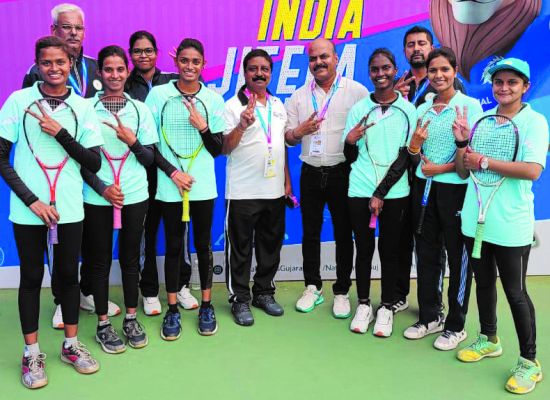 छग महिला सॉफ्ट टेनिस टीम सेमीफाइनल में