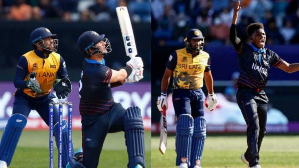 टी20 विश्व कप के पहले मैच में नामीबिया ने श्रीलंका को 55 रन से हराया