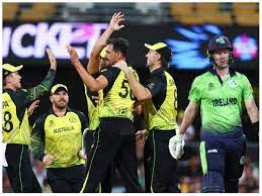 फिंच का अर्धशतक, आस्ट्रेलिया ने आयरलैंड को 42 रन से हराया