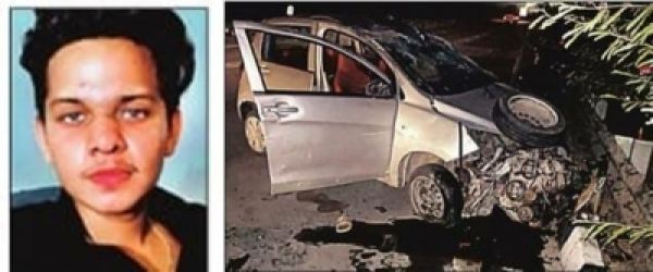 ईस्टर्न पेरीफेरल पर हुआ कार हादसा, 12वीं के छात्र की मौत, 4 साथी घायल