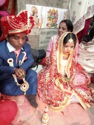 3 फीट के दूल्हा, दुल्हन ने लिए सात फेरे, 7 जन्मों तक साथ निभाने का किया वादा