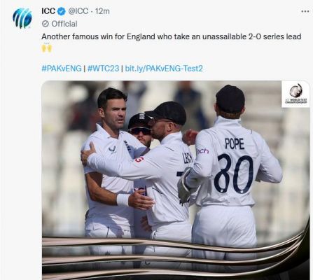 इंग्लैंड ने पाकिस्तान को मुल्तान टेस्ट में 26 रन से हराया, सिरीज़ पर कब्ज़ा