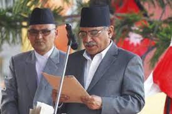 सीपीएन-माओइस्ट सेंटर के अध्यक्ष प्रचंड आज लेंगे नेपाल के प्रधानमंत्री पद की शपथ