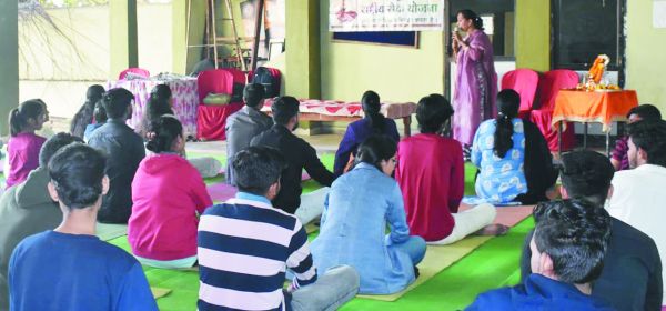 अग्रसेन महाविद्यालय में तनाव प्रबंधन कार्यशाला