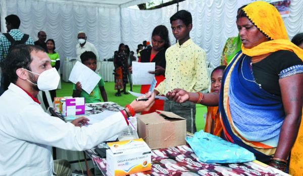 बालको के नि:शुल्क स्वास्थ्य शिविर से 234 लाभान्वित