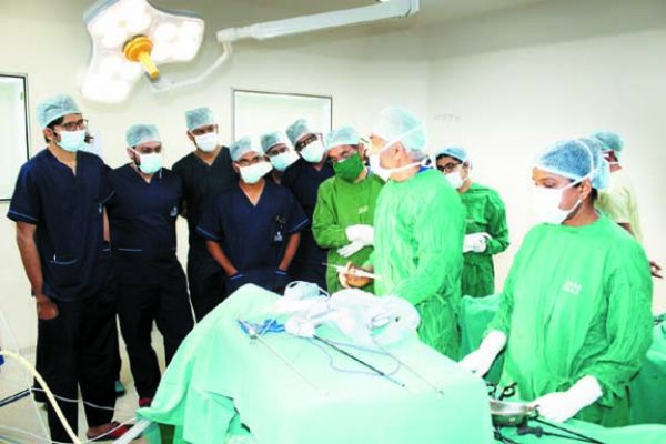 रामकृष्ण में हार्निया की लेप्रोस्कोपी की आधुनिक पद्धति पर कार्यशाला