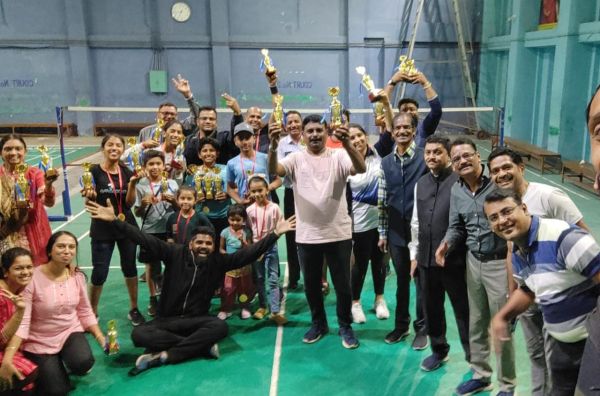 एबीएस बैडमिंटन लीग के हर मैच में दिखा रोमांच 