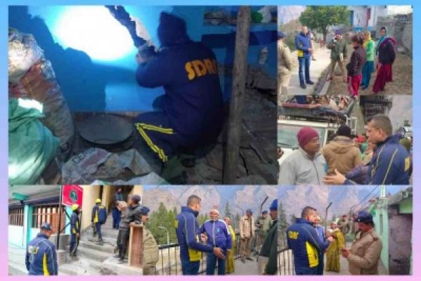 उत्तराखंड सरकार ने दिल्ली हाईकोर्ट को बताया- एनडीआरएफ, एसडीआरएफ जोशीमठ में कर रहा काम